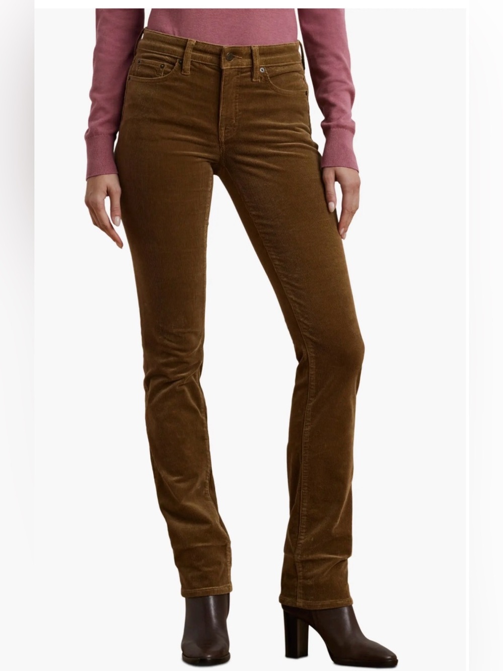 LRL Straight Leg Corduroy Pants, Lauren Jeans co. Ralph Lauren. Size 12
